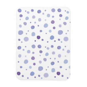 handgemalte Polka Punkte Magnet