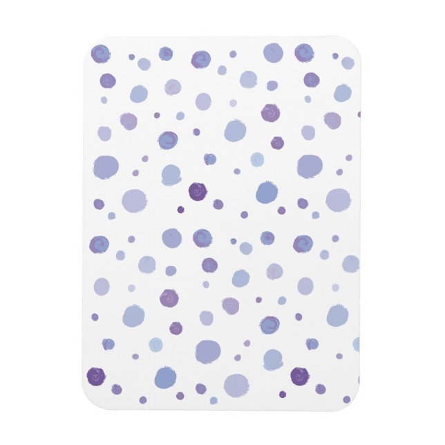 handgemalte Polka Punkte Magnet (Vertikal)