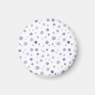 handgemalte Polka Punkte Magnet