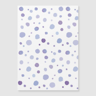 handgemalte Polka Punkte Magneteinladung