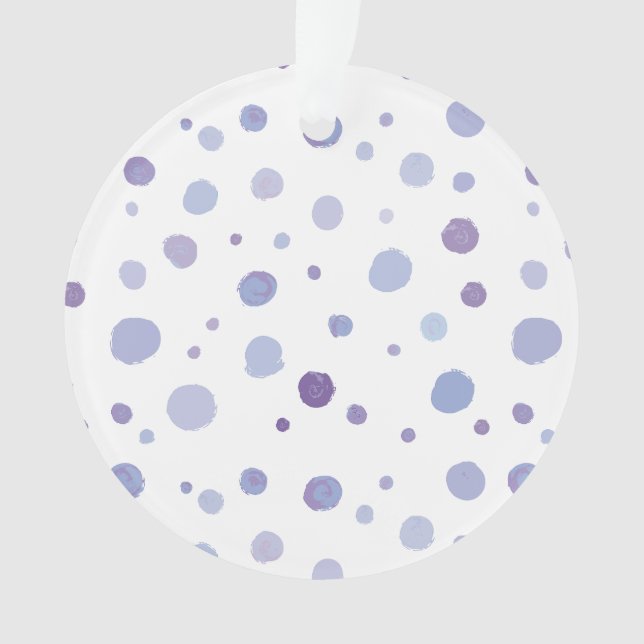 handgemalte Polka Punkte Ornament (Vorderseite)