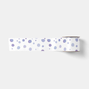 handgemalte Polka Punkte Satinband