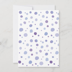 handgemalte Polka Punkte Save The Date