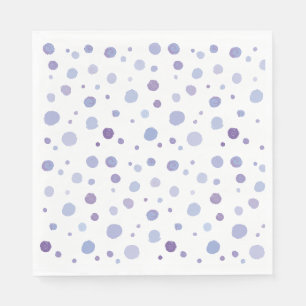 handgemalte Polka Punkte Serviette