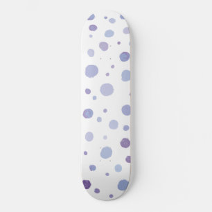 handgemalte Polka Punkte Skateboard