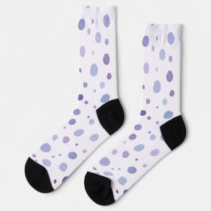 handgemalte Polka Punkte Socken