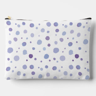 handgemalte Polka Punkte Zubehörtasche