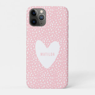 Handgemalte Stelle und Herz personalisiert Case-Mate iPhone Hülle