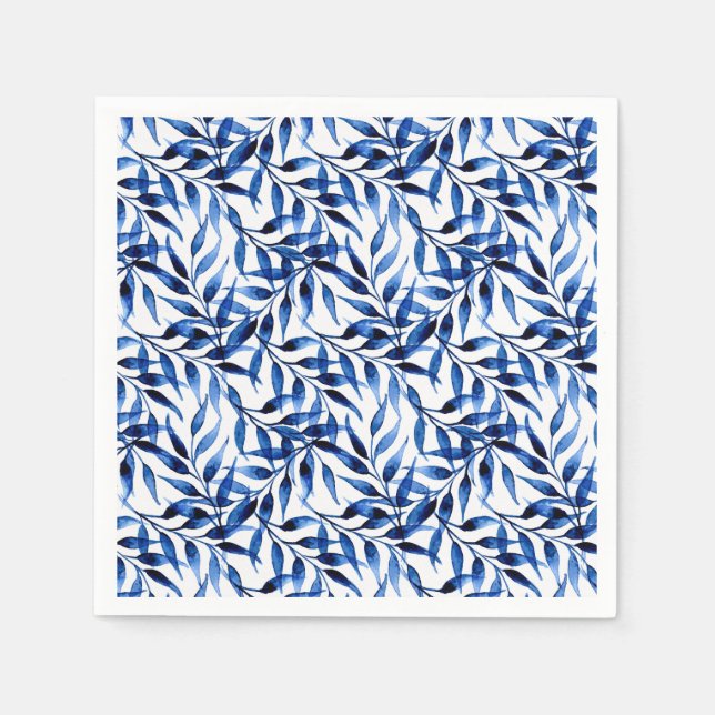 Handgemalte Tintenpatrone Serviette (Vorderseite)