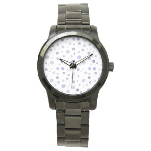 handgemalte Tupfen Armbanduhr