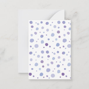 handgemalte Tupfen Mitteilungskarte