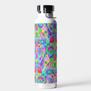 Handgemalte und digital gemalte Musterkunst 22 Trinkflasche