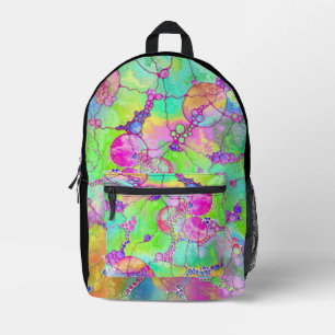 Handgemalte und digital gestrichene Muster Art 41 Bedruckter Rucksack