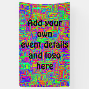 Handgemalte und digital gestrichene Muster Art 42 Banner