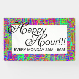 Handgemalte und digital gestrichene Muster Art 42 Banner