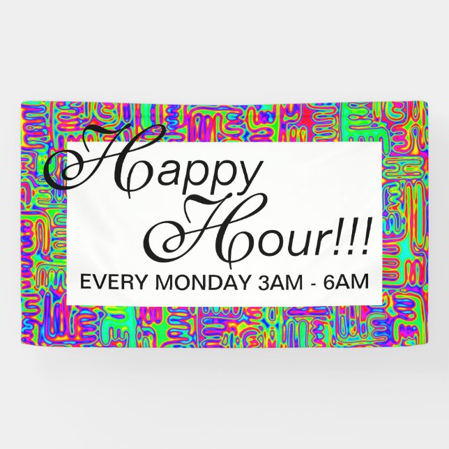 Handgemalte und digital gestrichene Muster Art 42 Banner (Horizontal)