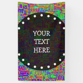 Handgemalte und digital gestrichene Muster Art 42 Banner