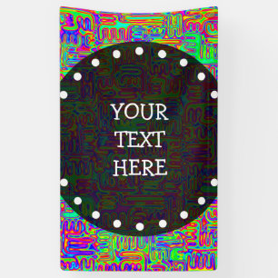 Handgemalte und digital gestrichene Muster Art 42 Banner