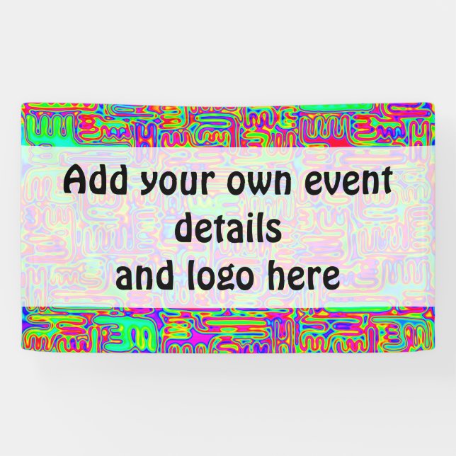 Handgemalte und digital gestrichene Muster Art 42 Banner (Horizontal)