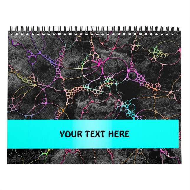 Handgemalte und digital gestrichene Muster Art 44 Kalender (Titelbild)