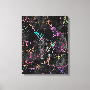 Handgemalte und digital gestrichene Muster Art 44 Leinwanddruck