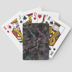 Handgemalte und digital gestrichene Muster Art 44 Spielkarten