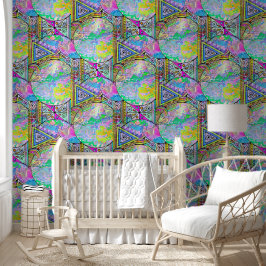 Handgemalte und digital gestrichene Muster Art 56 Tapete