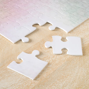 Handgemalte Wasserfarbe-Belizean-Hibiskusblüte Puzzle