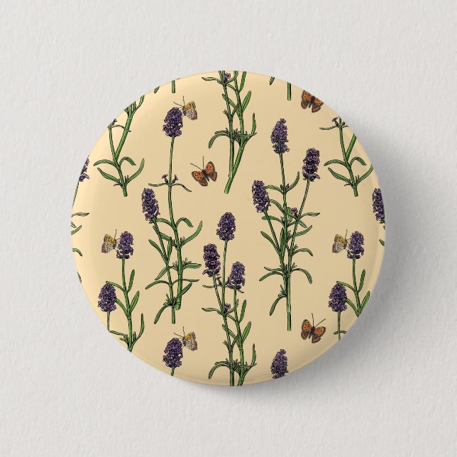 Handgemalte Wasserfarbe und Farbmuster mit Lava Button (Vorderseite)