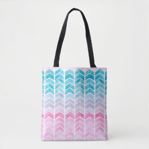 Handgemalte Wasserfarben geometrisch blau und blau