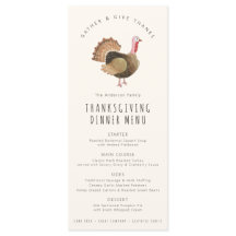 Handgemalte Wasserfarben Truthahn Thanksgiving Din