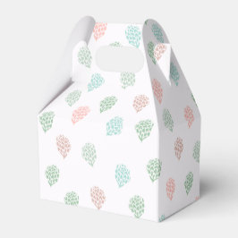 Handgemalte Weihnachtskiefer Cones Multicolor Geschenkschachtel