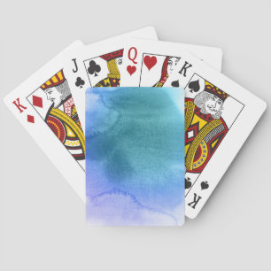 Handgemalter Hintergrund 12 des abstrakten Spielkarten