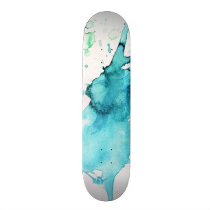 Handgemalter Hintergrund 2 des abstrakten Skateboard