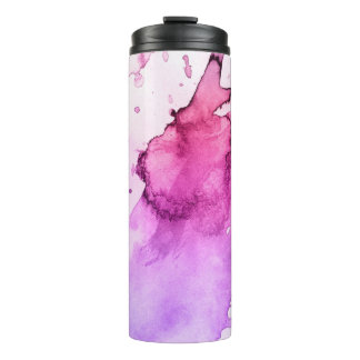 Handgemalter Hintergrund 5 3 des abstrakten Thermosbecher