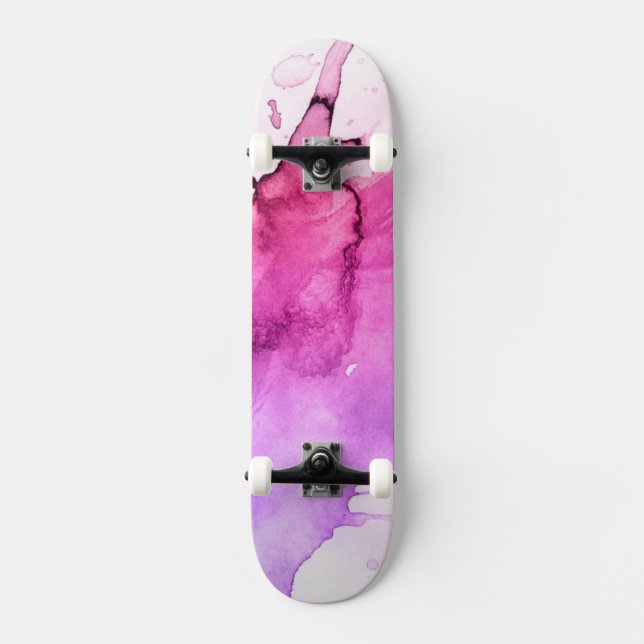Handgemalter Hintergrund 5 des abstrakten Skateboard (Vorderseite)