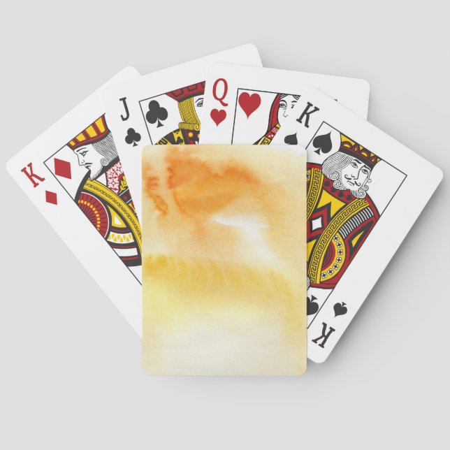 Handgemalter Hintergrund 5 des abstrakten Spielkarten (Rückseite)