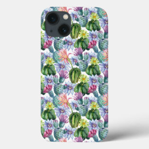 Handgemaltes Aquarell-Kaktus-Muster Case-Mate iPhone Hülle