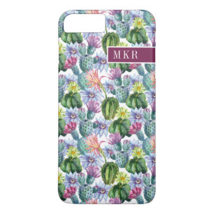 Handgemaltes Aquarell-Kaktus-Muster Case-Mate iPhone Hülle