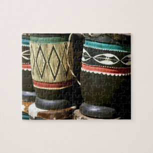 Handgeschnitzte Trommeln, Livingston, Sambia Puzzle
