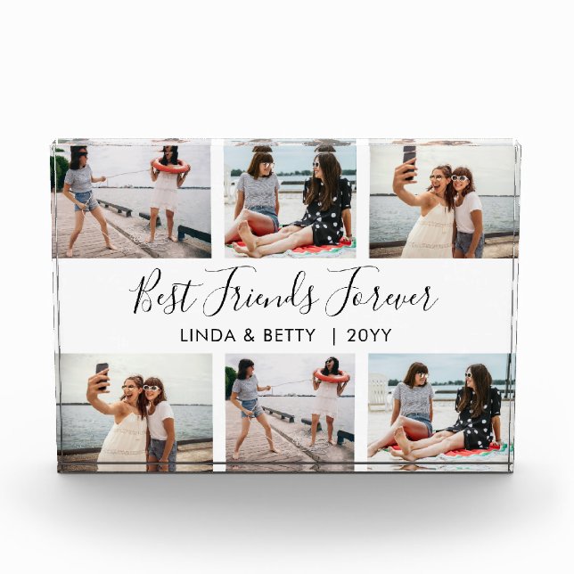 Handgeschriebene beste Freunde für immer 6 Foto Bl (Vorderseite)