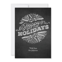 Handgeschriebene Chalkboard Happy Holidays 12x18 C