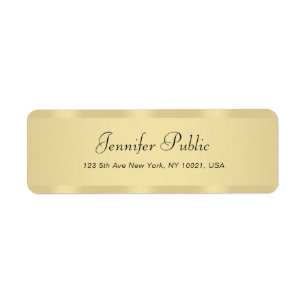 Handgeschriebene Elegante Moderne Imitate Gold Han