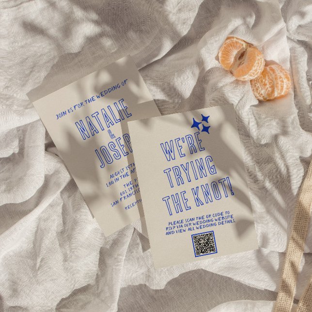 Handgeschriebene farbenfrohe Retro-Einzigartigkeit Einladung (Von Creator hochgeladen)