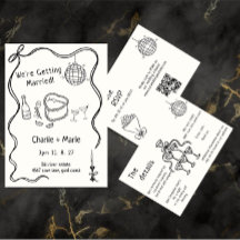 handgeschriebene Hochzeit