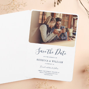 Handgeschriebene Hochzeiten im Foto speichern das  Save The Date