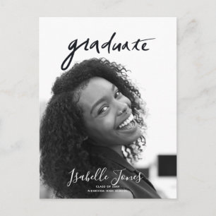 Handgeschriebene Letterings Minimalistischer Foto  Ankündigungspostkarte