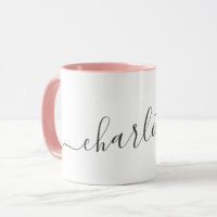 Handgeschriebene minimalistische Schrift personali