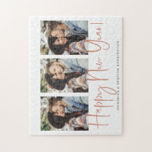 Handgeschriebene neue Jahr Kupfer-Rose Gold-Marmor