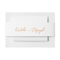 Handgeschriebene Orange Lustige Kalligrafie Boho H